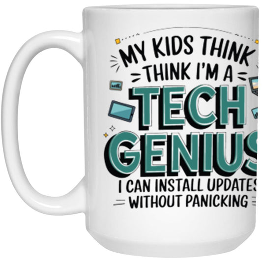 Tech Genius With Updates Mug