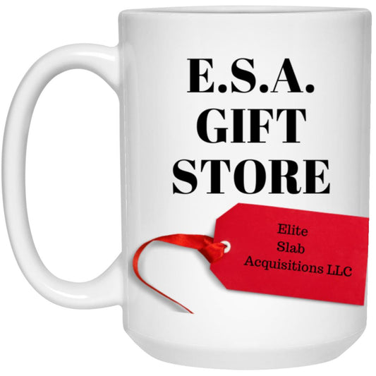 E.S.A. GIFT STORE logo MUG